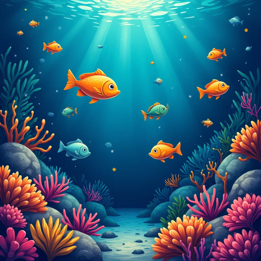 William Hill fishing arcade underwater scene
